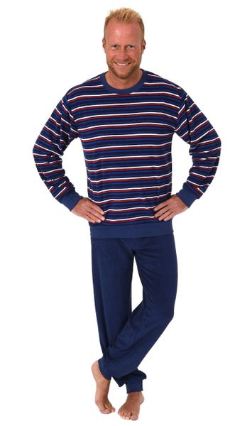 Normann Pyjama Herren Frottee Pyjama lang günstig online kaufen