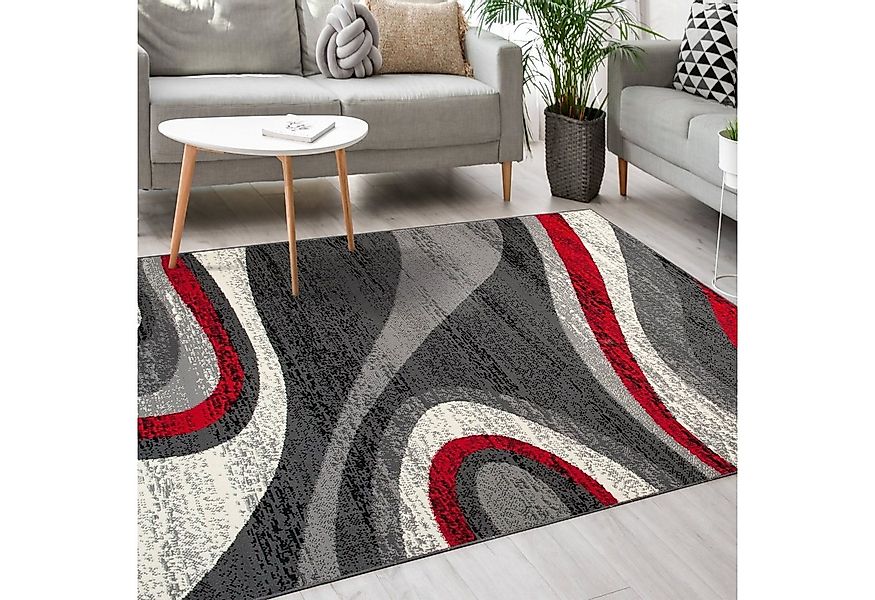 Mazovia Designteppich Modern Teppich Kurzflor Wohnzimmerteppich Robust und günstig online kaufen