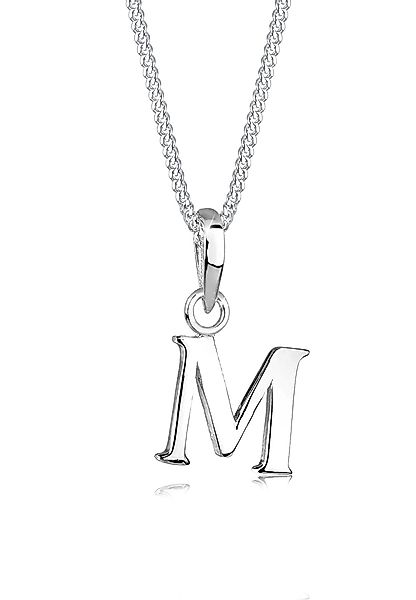 Elli Kette mit Anhänger Buchstabe M günstig online kaufen