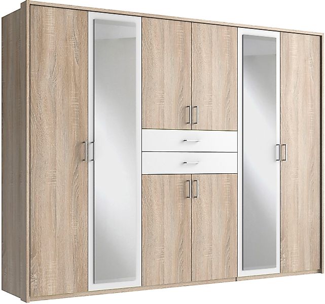 Wimex Kleiderschrank "Diver Drehtürenschrank mit Spiegel, 180, 225 o. 270cm günstig online kaufen