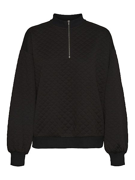NOISY MAY Stepp- Sweatshirt Damen Schwarz günstig online kaufen