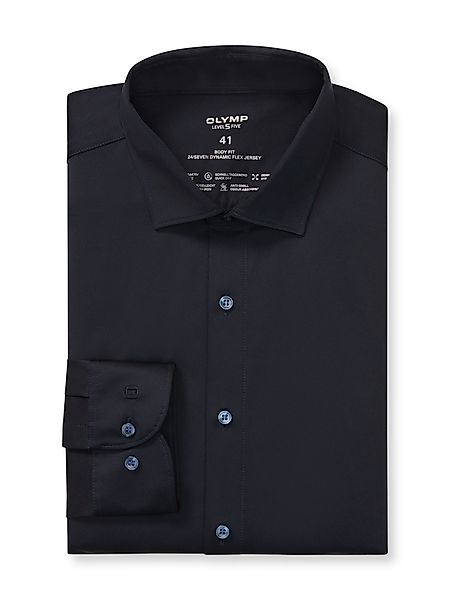 OLYMP Langarmhemd "Leve Five 24/Seven", Atmungsaktiv, Jersey, sehr dehnbar, günstig online kaufen