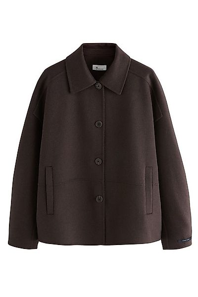 Next Wolljacke Handgenähte Jacke mit durchgehender Knopfleiste (1-St) günstig online kaufen