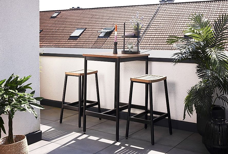 Primaster Bargruppe Primaster Bar-Set Salo Eucalyptusholz, Witterungsbestän günstig online kaufen