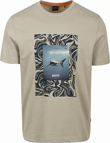 BOSS T-shirt Tucan Beige - Größe XXL günstig online kaufen