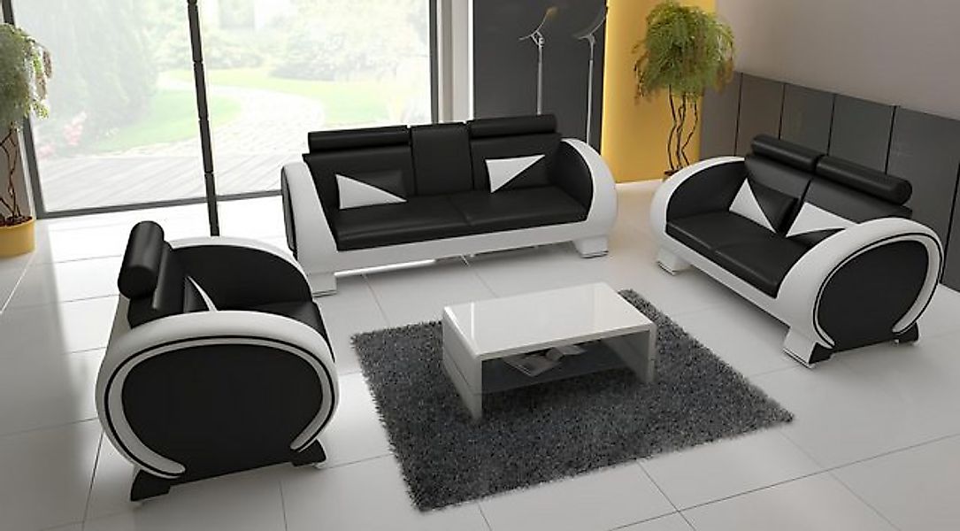 Xlmoebel Sofa Sofa aus Leder mit 3+1 Sitzplätzen und Polsterung, inklusive, günstig online kaufen