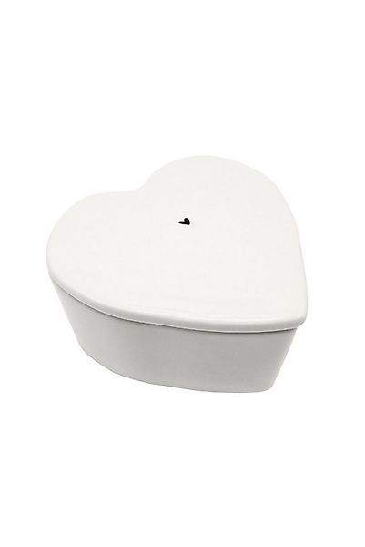 Bastion Collections Aufbewahrungsdose Dose mit Deckel - HERZ - weiß günstig online kaufen