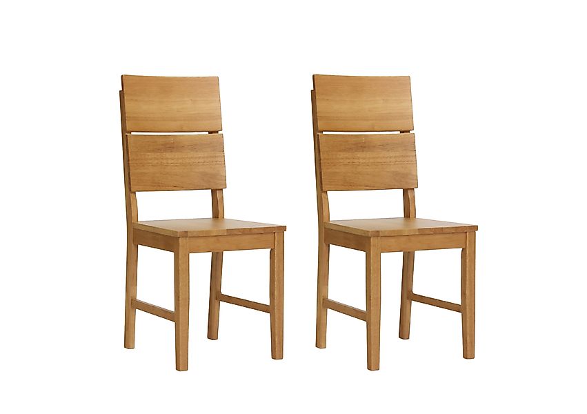 Woodroom Holzstuhl Kota (2er-Set aus massiven günstig online kaufen