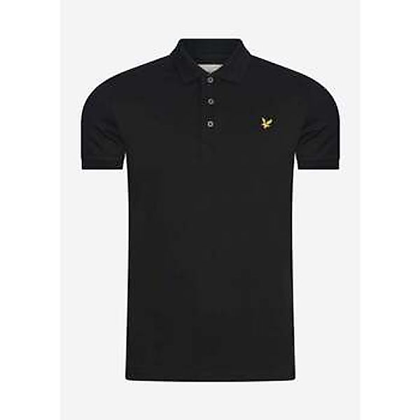 Lyle & Scott  Poloshirt Plain polo shirt - jet black günstig online kaufen