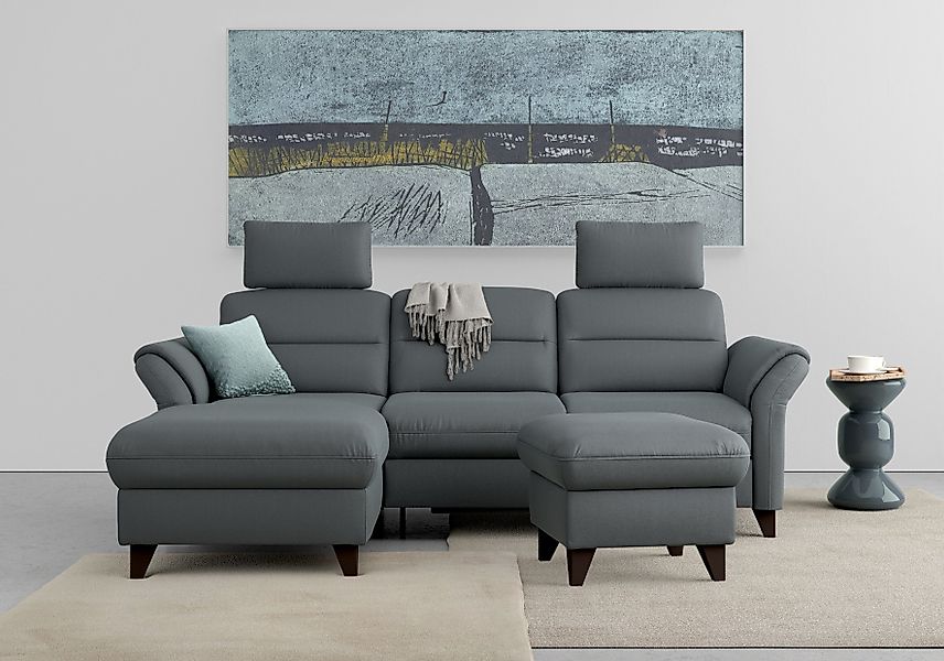 sit&more Ecksofa Mellum L-Form, Federkern, wahlweise günstig online kaufen