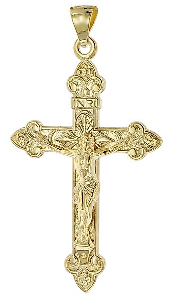 trendor Kreuzanhänger Kreuz- mit Korpus Gold günstig online kaufen
