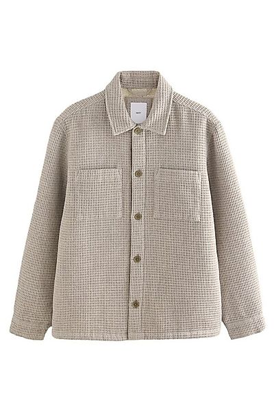 Next Hemdjacke Hemdjacke mit Waffelstruktur und Borgfutter (1-St) günstig online kaufen