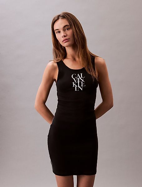 Calvin Klein Jeans Jerseykleid "SL COTTON 1X1 RIB TANK DRESS" Ohne Taschen günstig online kaufen
