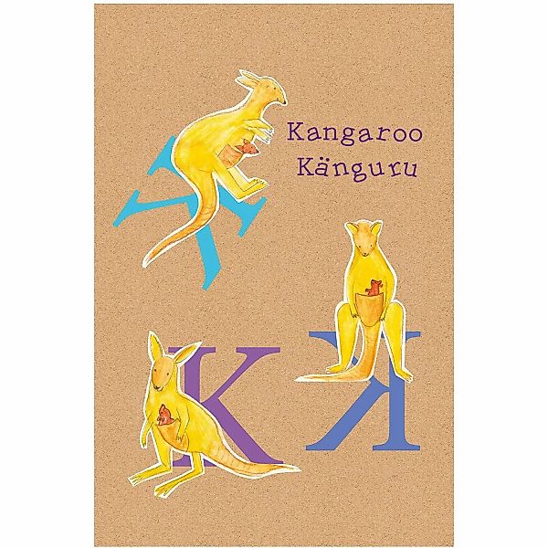 Komar Wandbild ABC Animal K 30 x 40 cm günstig online kaufen