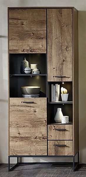 WOHN CONCEPT Premium Möbel Wohnwand 320 x 196 x 48 cm (B/H/T) günstig online kaufen