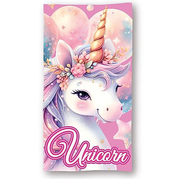 unicorn Strandtuch Strandtuch Frottee Badetuch mit günstig online kaufen