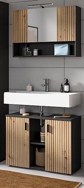 Inn.Furn Badmöbel-Set Livia, (Badezimmer in Eiche günstig online kaufen