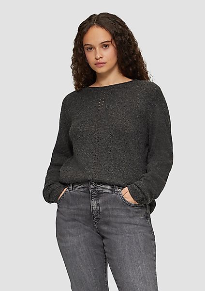 QS Longpullover Strickpullover Weicher Strickpullover mit günstig online kaufen