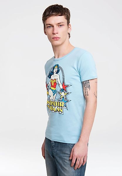 LOGOSHIRT T-Shirt "Wonder Woman" mit trendigem Retro-Print günstig online kaufen