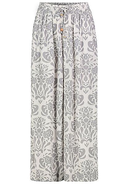 Eight2Nine Stoffhose Leichtgängiger Kordelzug, lässiger Schnitt, Allover-Pr günstig online kaufen