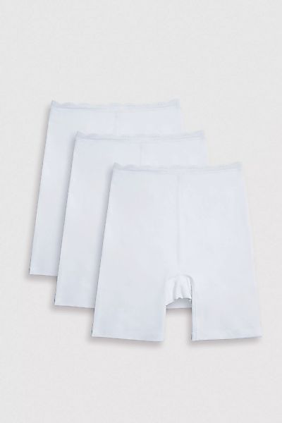 YSABEL MORA Lange Unterhose "BASIC COLLECTION COTTON WITH LACE", (3er Pack) günstig online kaufen