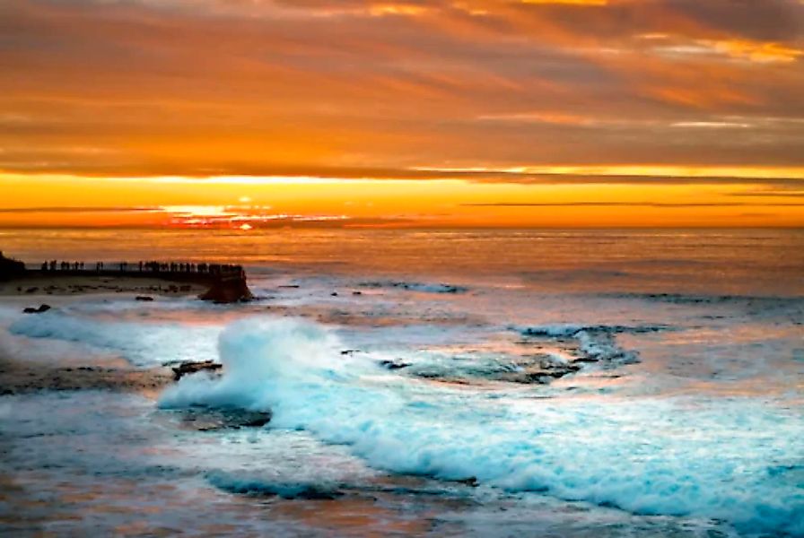 Papermoon Fototapete »Sunset in la Jolla« günstig online kaufen