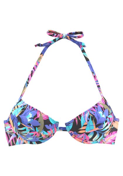 Bench. Push-Up-Bikini-Top "Pitch" mit farbenfrohem Druck günstig online kaufen