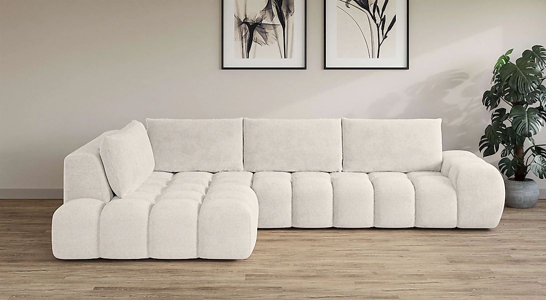 INOSIGN Ecksofa "AZITA klein, L-Form, elegant und bequem Designsofa in Bubb günstig online kaufen