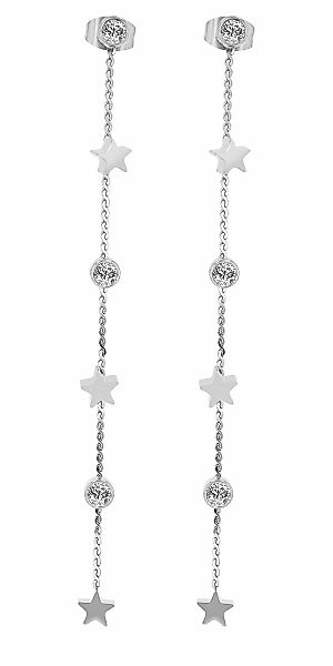 Adelia´s Paar Ohrhänger "Damen Ohrringe – Ohrstecker aus Edelstahl mit Stra günstig online kaufen