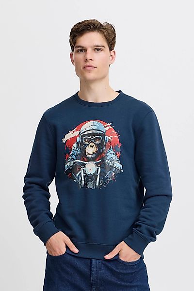 Blend Rundhalspullover "BHSweatshirt" Lässiger Sweatpullover mit Print günstig online kaufen