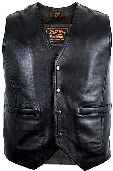 MDM Lederweste Klassische Herren Lederweste aus günstig online kaufen