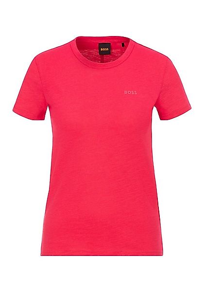 BOSS ORANGE T-Shirt Esla Premium Damenmode mit Rundhalsausschnitt günstig online kaufen