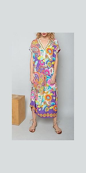 Emily Van Den Bergh Blusenkleid Kleid EMILY VAN DEN BERGH Paisley Blumen mu günstig online kaufen