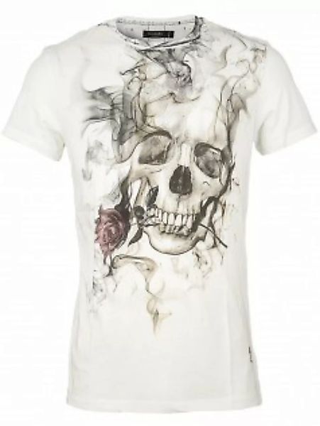 Religion Herren Shirt Smokey Skull (wei) günstig online kaufen