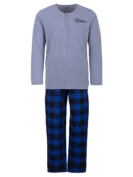 Henry Terre Schlafanzug Pyjama Set Langarm günstig online kaufen