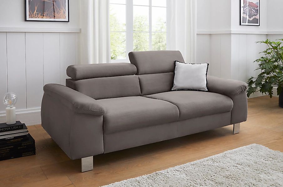 COTTA Polstergarnitur "Komaris", (Set), Set: bestehend aus 3-Sitzer und Hoc günstig online kaufen
