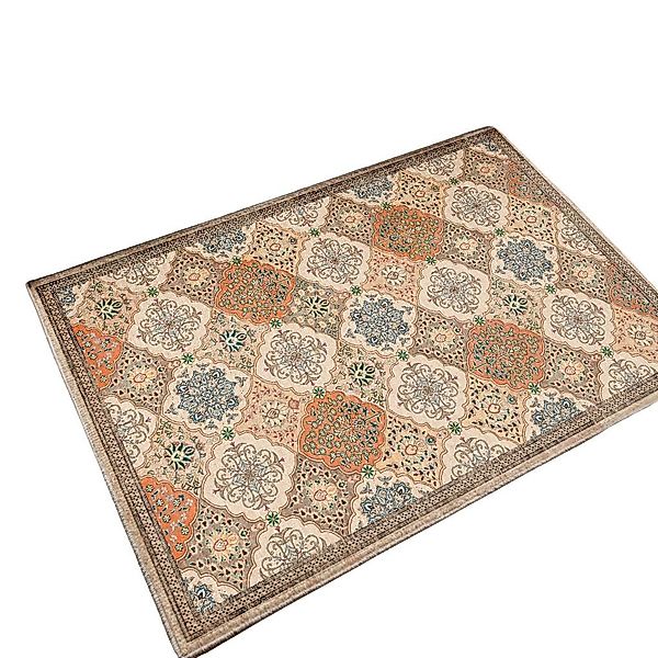 Coonoor Badematte Innen Fußmatte,Boho Blumen Teppich, günstig online kaufen
