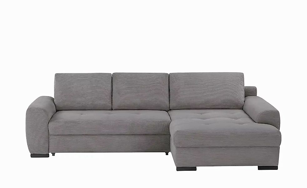 bobb Ecksofa in kuscheligem Cordstoff Soumia ¦ grau ¦ Maße (cm): B: 283 H: günstig online kaufen