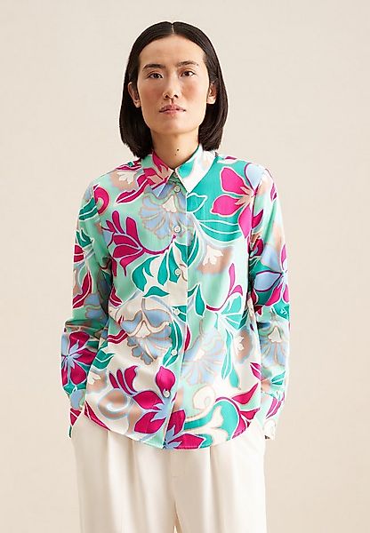 seidensticker Hemdbluse Schwarze Rose 1/1 Kragen Floral günstig online kaufen