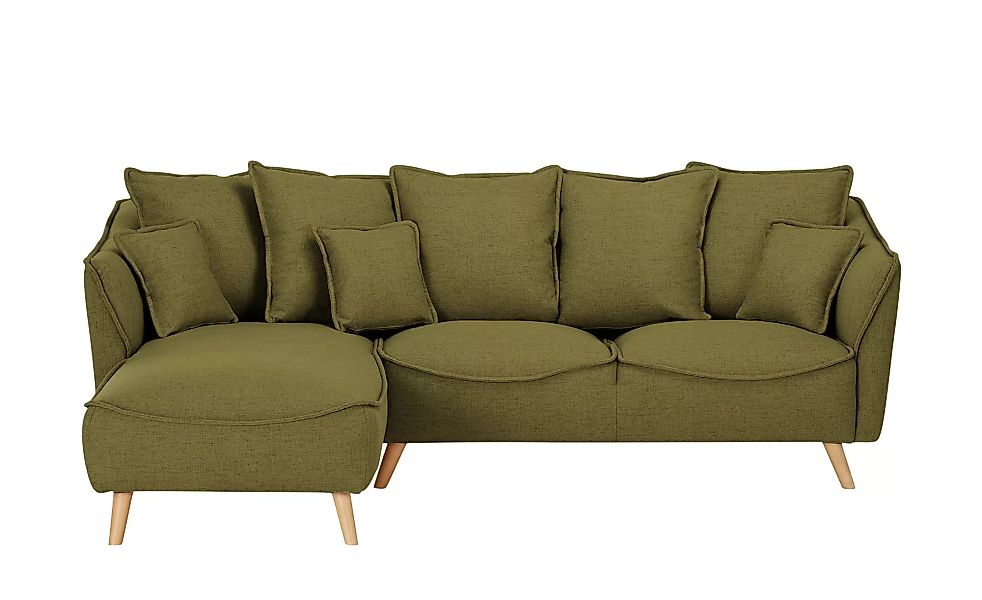 Ecksofa - grün - 80 cm - Polstermöbel > Sofas > Ecksofas - Möbel Kraft günstig online kaufen