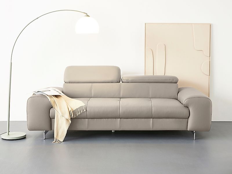 COTTA 3-Sitzer Chef, Big-Sofa mit Kopfteilverstellung, günstig online kaufen