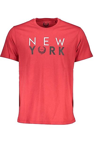 GIAN MARCO VENTURI T-Shirt Stylisches Herren Kurzarm T-Shirt in Rot mit Pri günstig online kaufen