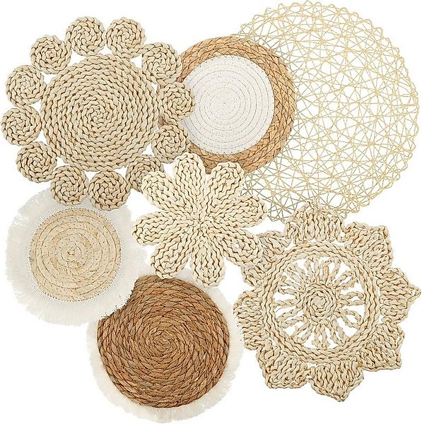 Coonoor Wanddekoobjekt 7/9 Stück Boho-Wandkörbe, Dekoration zum Aufhängen, günstig online kaufen