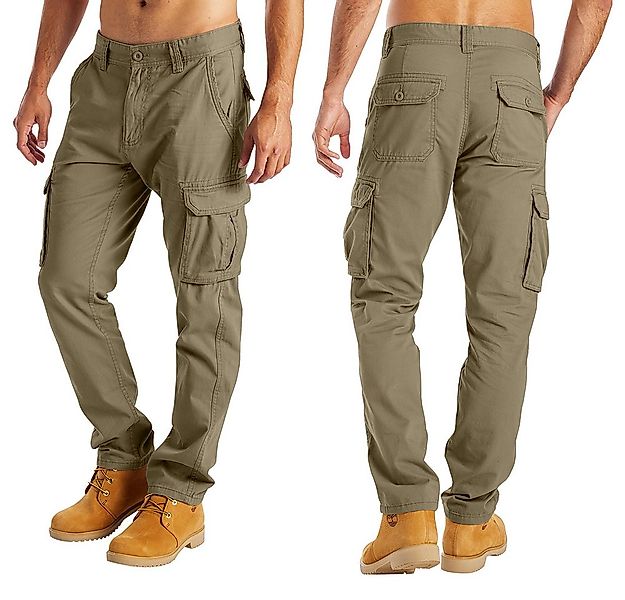 BlauerHafen Cargohose BlauerHafen Herren Cargo Hose 6 Taschen 100% Baumwoll günstig online kaufen