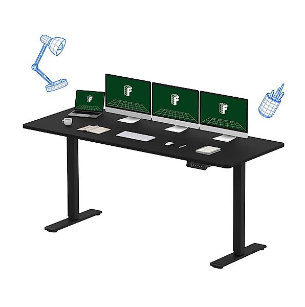 FLEXISPOT Schreibtisch Sitz-Steh-Tisch mit Memory-Funktionen (110X54/140X70 günstig online kaufen