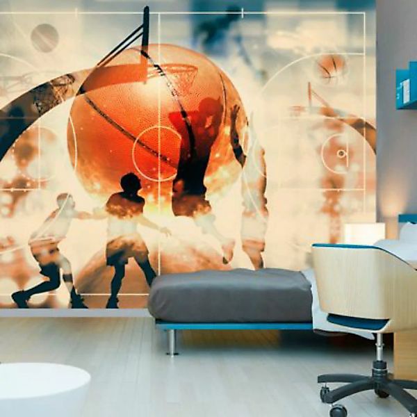 artgeist Fototapete I love basketball! mehrfarbig Gr. 400 x 280 günstig online kaufen