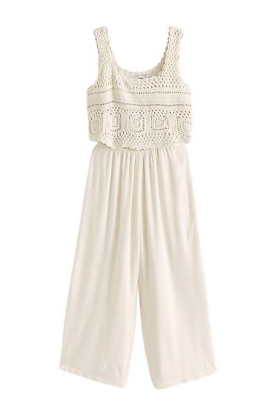Next Jumpsuit Sommer-Jumpsuit mit Häkeltop (1-tlg) günstig online kaufen