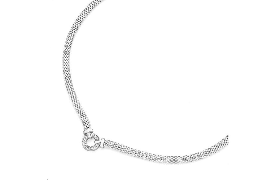 Smart Jewel Collier elegant mit Zirkonia, Silber 925 günstig online kaufen