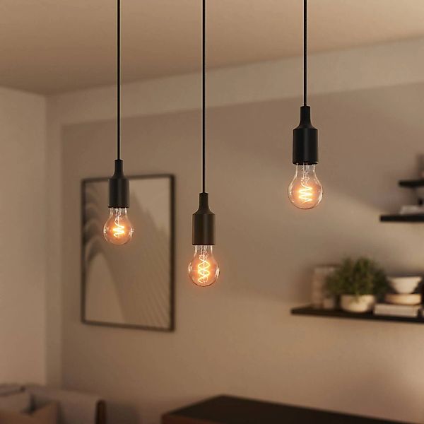 OSRAM Hängelampe VINTAGE 1906 BELL schwarz Kunststoff Ø 9 cm günstig online kaufen