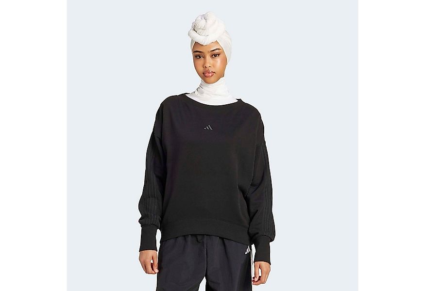 adidas Sportswear Sweatshirt W CO FT SWT sportlicher Stil, Bootsausschnitt, günstig online kaufen